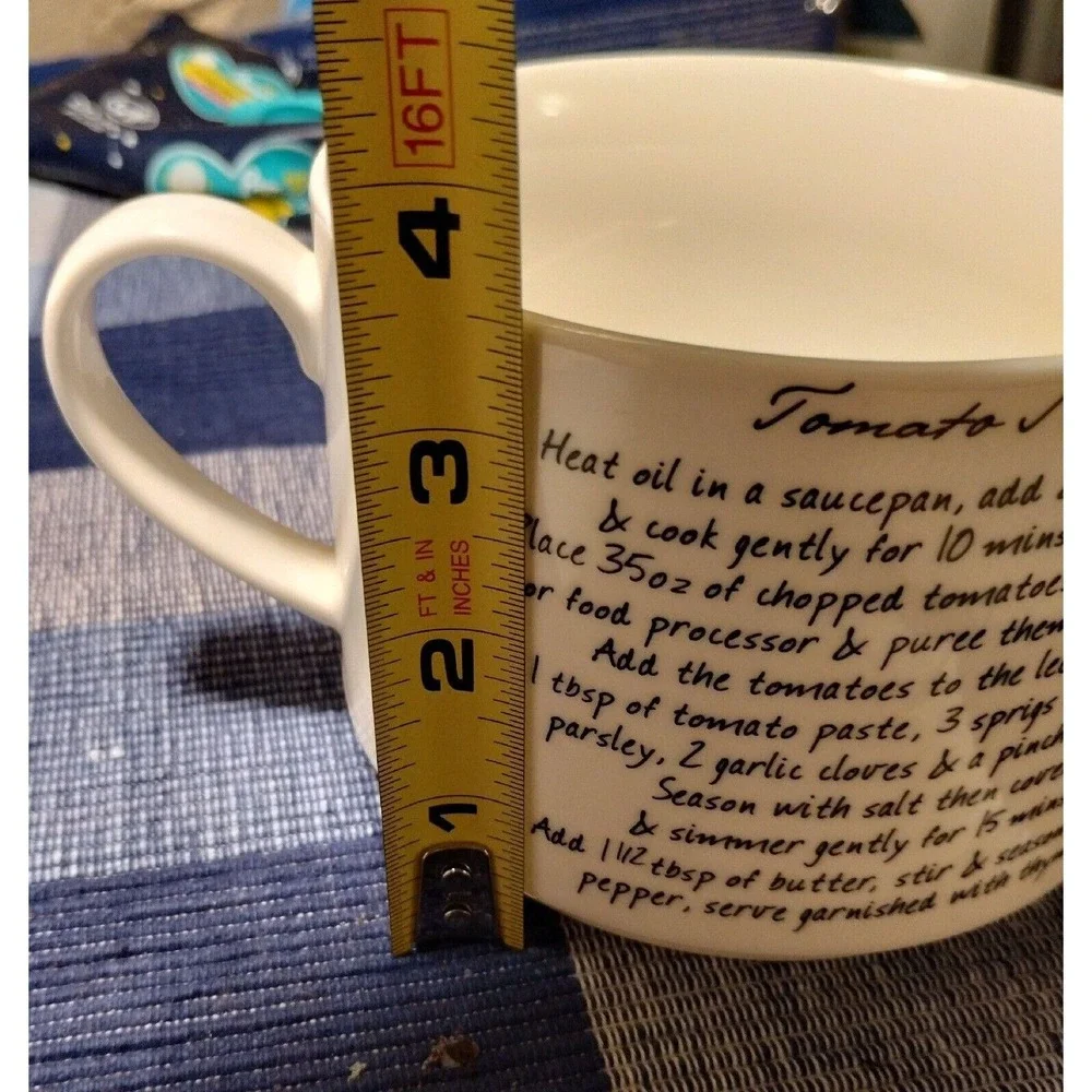 Recipe Mug‎ Tomato Soup Recipe Graphic Novelty Coffee Cup Tea Mug